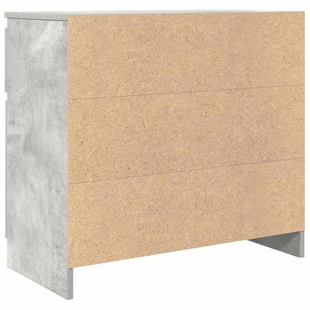 Dressoir met lade 71x35x65 cm spaanplaat betongrijs