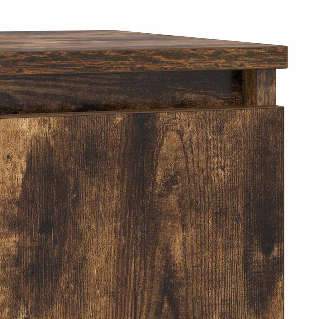 Dressoir met lade 71x35x65 cm spaanplaat gerookt eikenkleurig