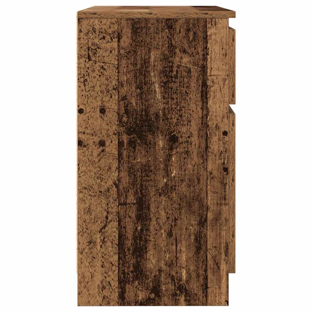 Dressoir met lade 71x35x65 cm spaanplaat oud hout
