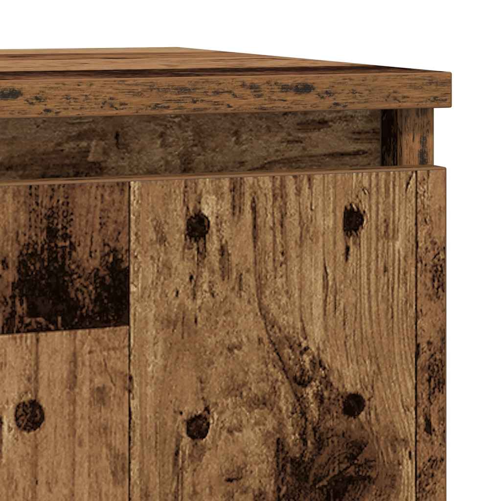Dressoir met lade 71x35x65 cm spaanplaat oud hout