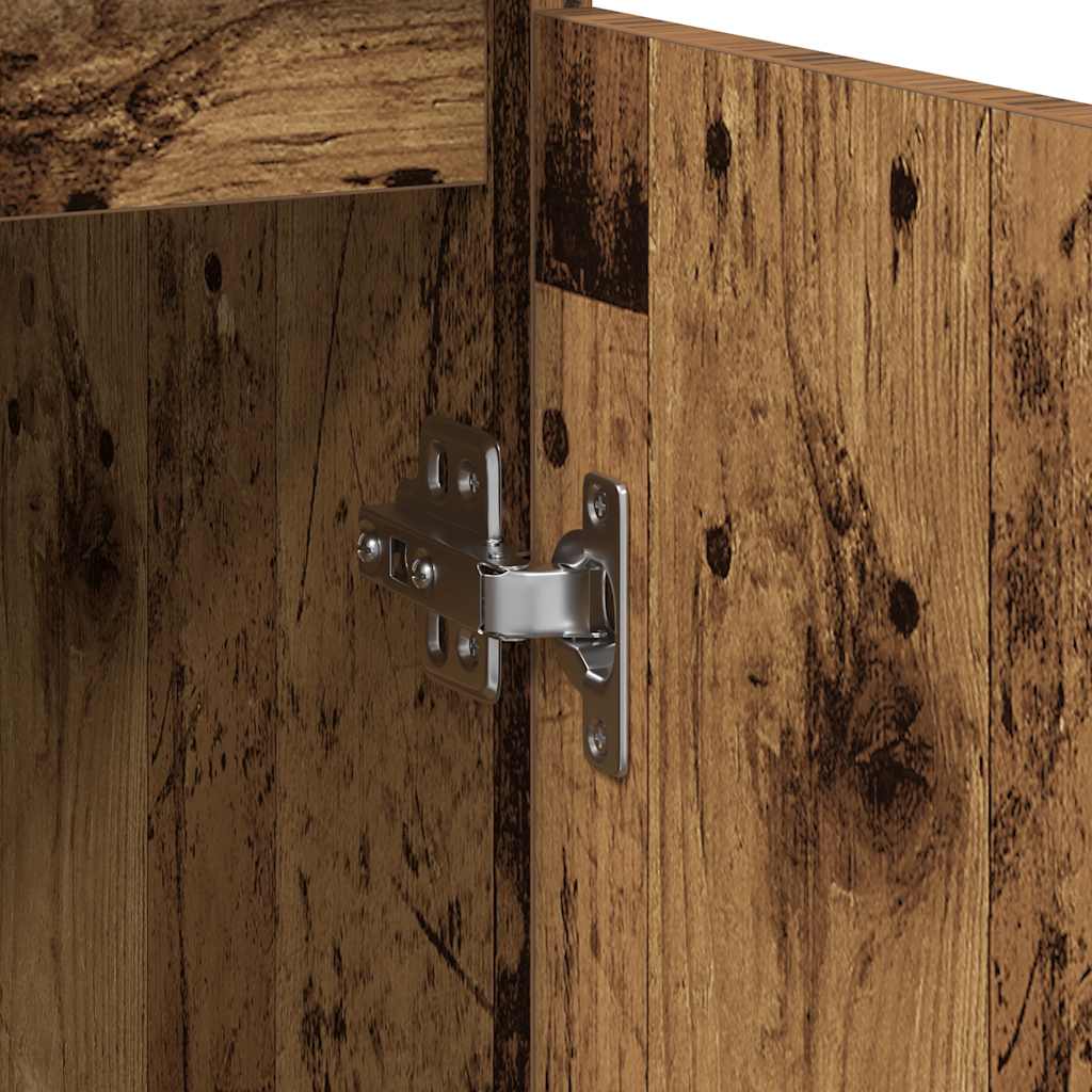 Dressoir met lade 71x35x65 cm spaanplaat oud hout