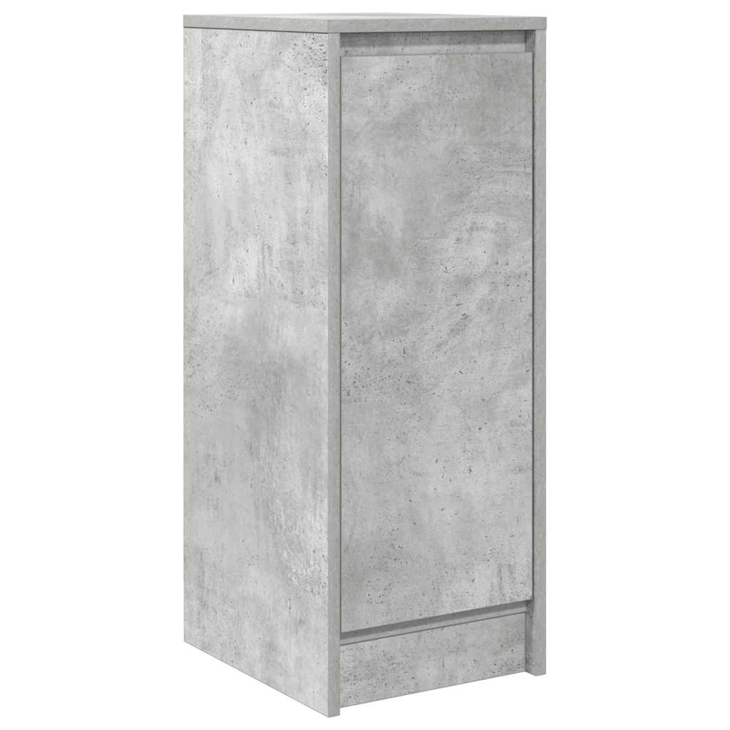 Dressoir 29,5x34x76 cm bewerkt hout betongrijs