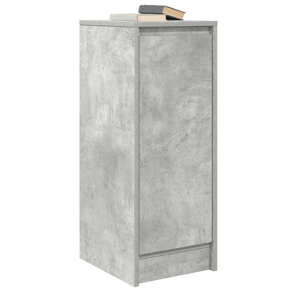 Dressoir 29,5x34x76 cm bewerkt hout betongrijs