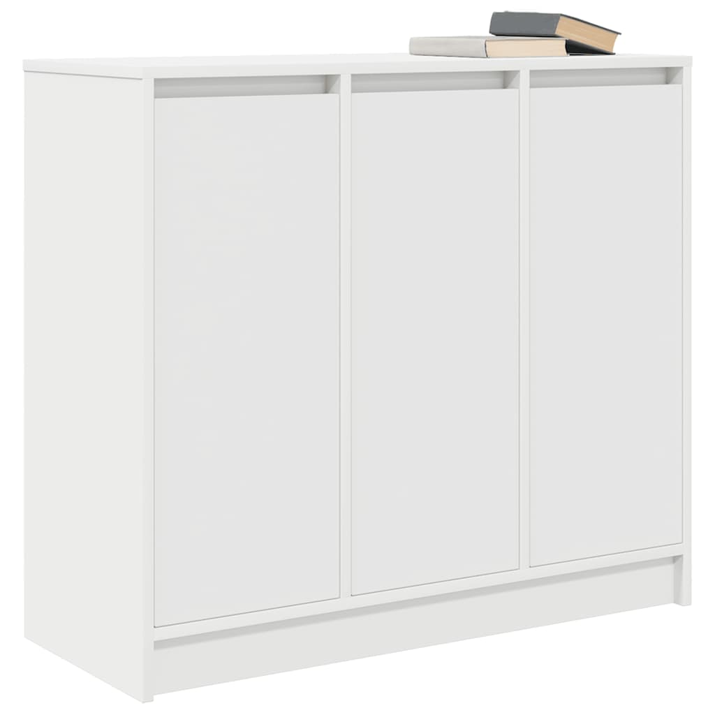 Dressoir 85x34x76 cm bewerkt hout wit