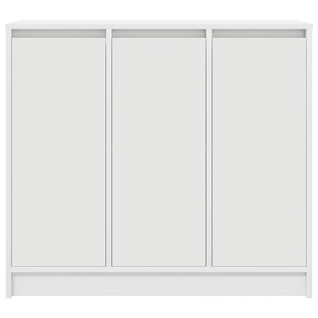 Dressoir 85x34x76 cm bewerkt hout wit