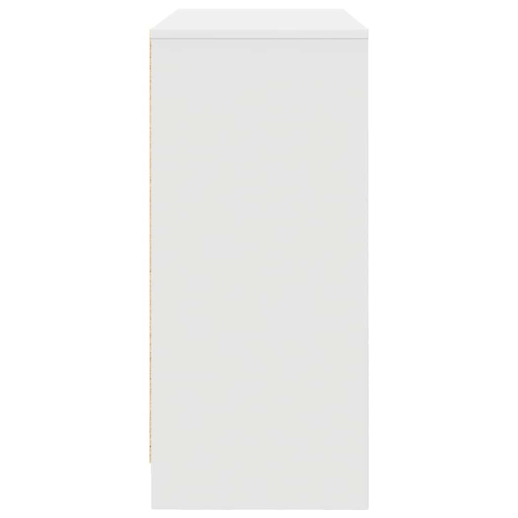 Dressoir 85x34x76 cm bewerkt hout wit