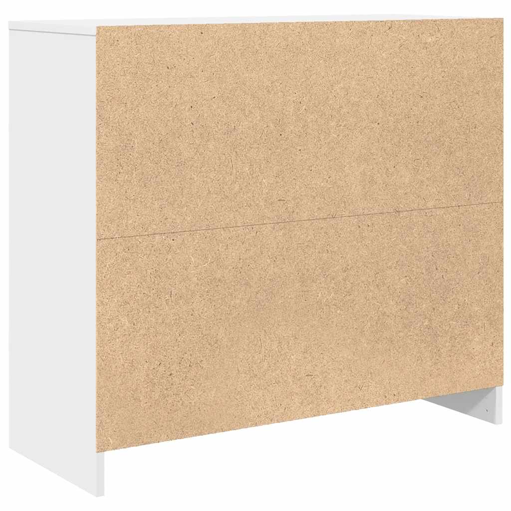 Dressoir 85x34x76 cm bewerkt hout wit