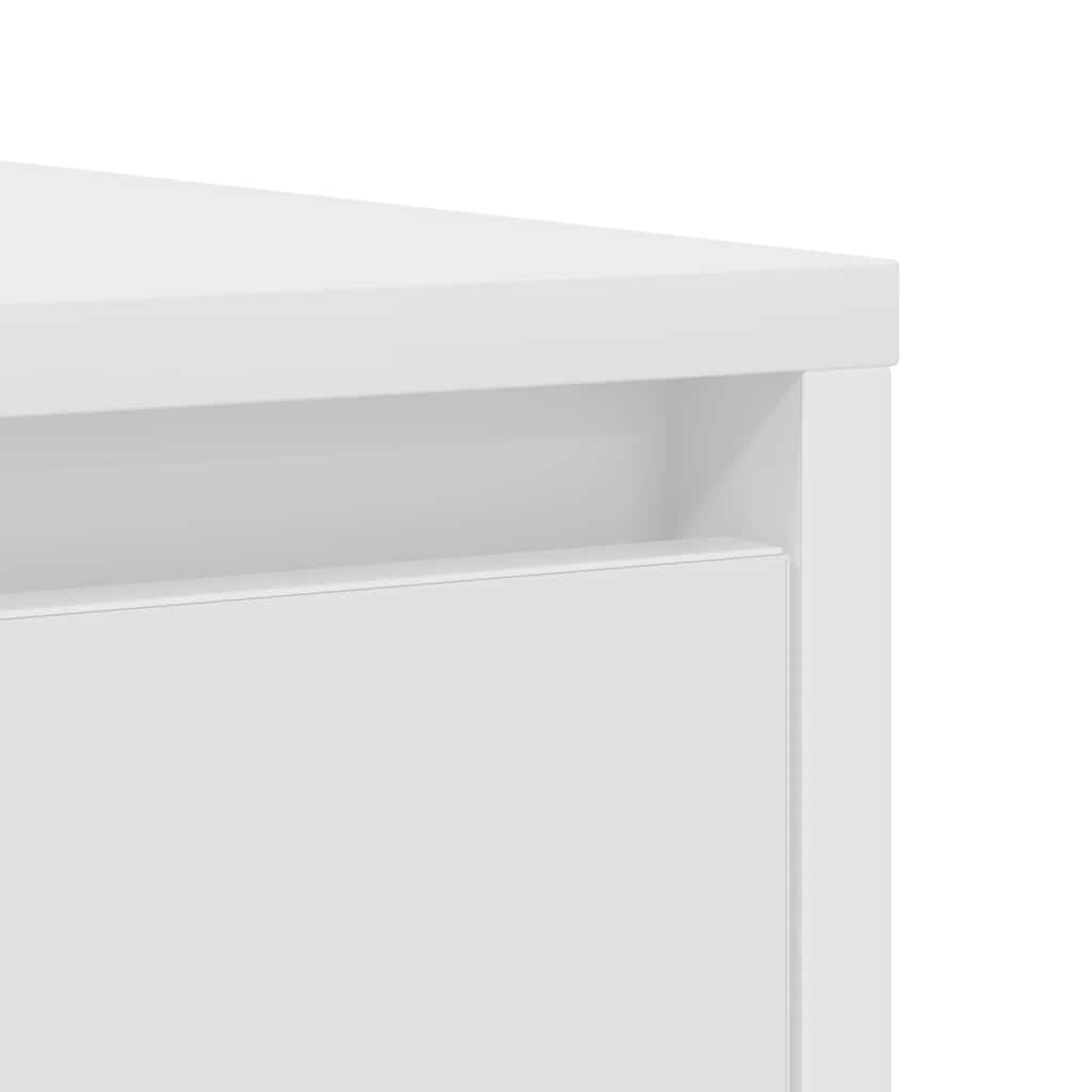Dressoir 85x34x76 cm bewerkt hout wit