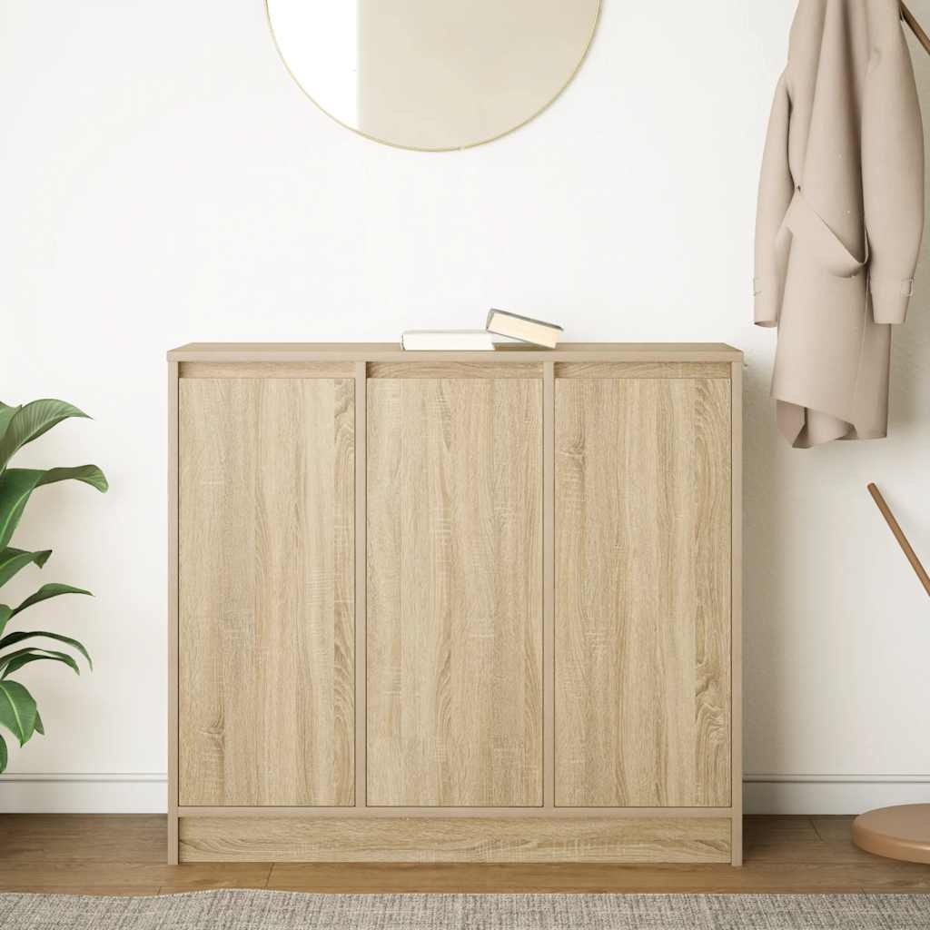 Dressoir 85x34x76 cm spaanplaat Sonoma eikenkleurig