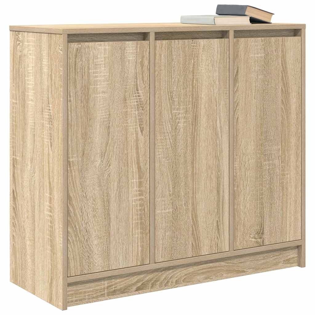 Dressoir 85x34x76 cm spaanplaat Sonoma eikenkleurig
