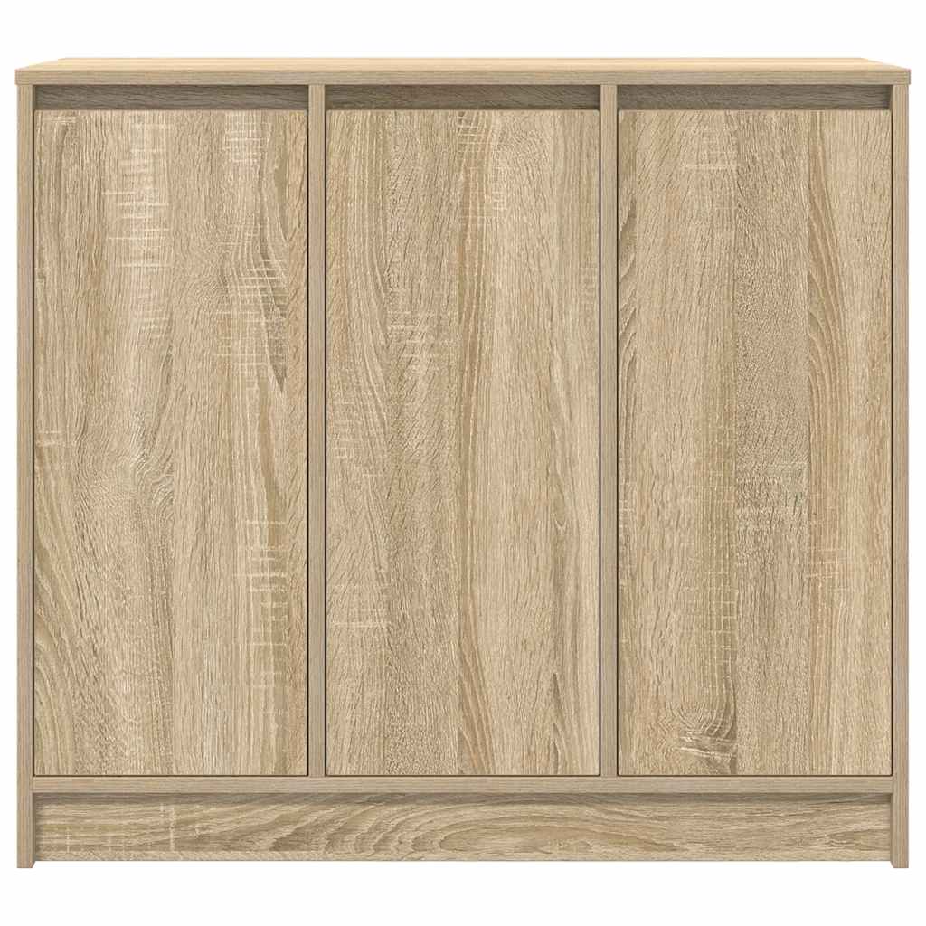 Dressoir 85x34x76 cm spaanplaat Sonoma eikenkleurig