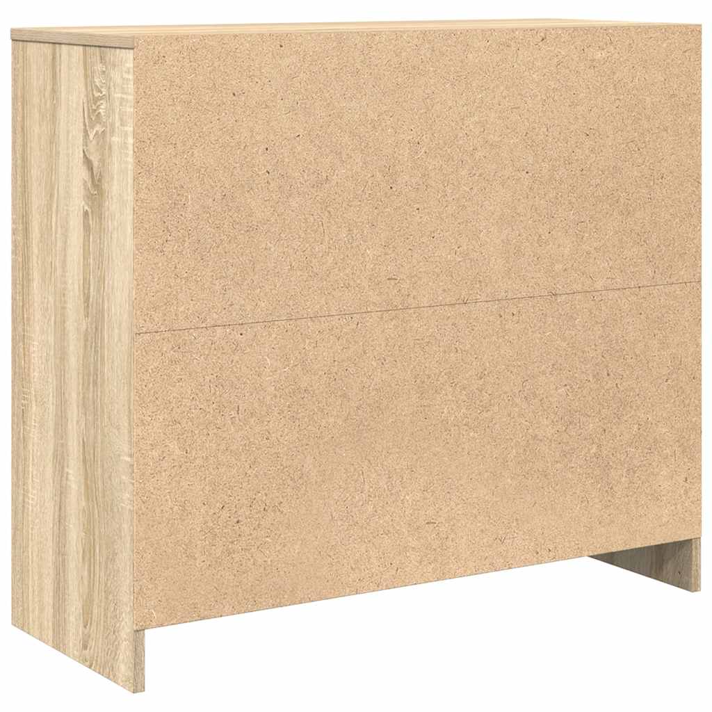Dressoir 85x34x76 cm spaanplaat Sonoma eikenkleurig