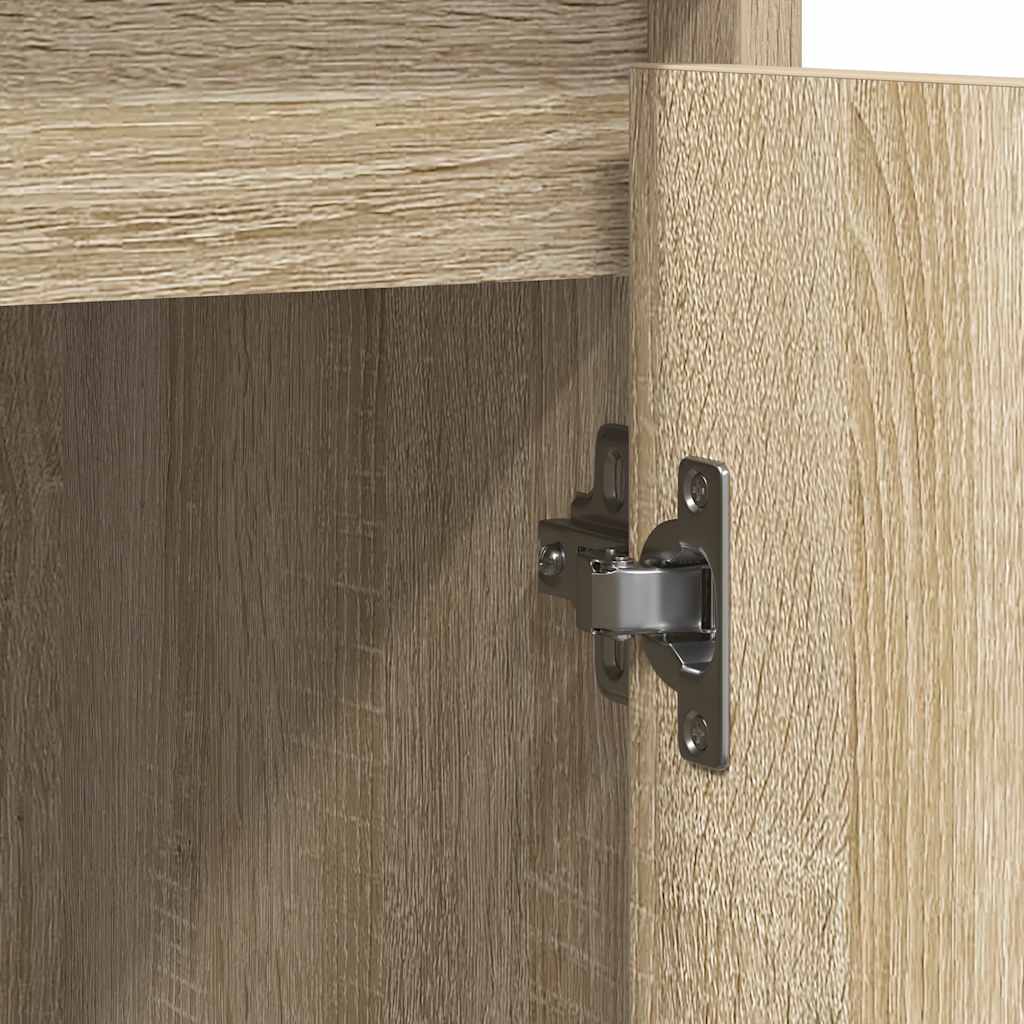 Dressoir 85x34x76 cm spaanplaat Sonoma eikenkleurig
