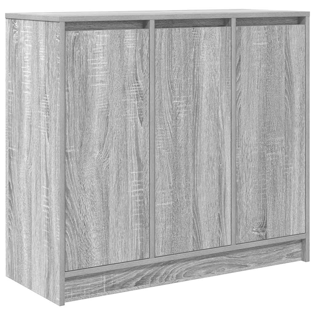Dressoir 85x34x76 cm spaanplaat grijs sonoma