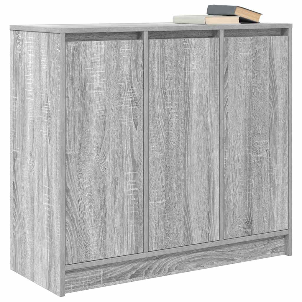 Dressoir 85x34x76 cm spaanplaat grijs sonoma