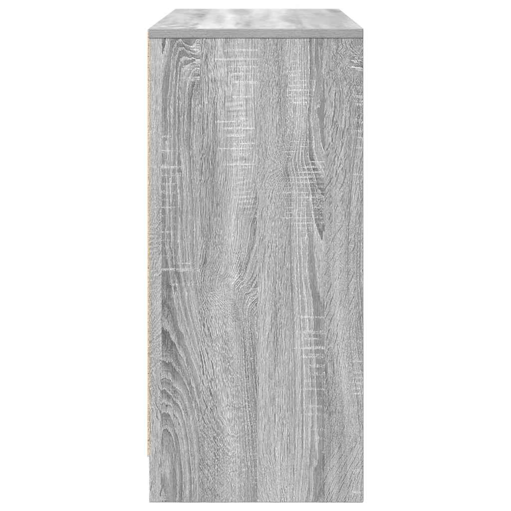 Dressoir 85x34x76 cm spaanplaat grijs sonoma