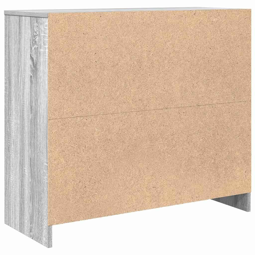 Dressoir 85x34x76 cm spaanplaat grijs sonoma