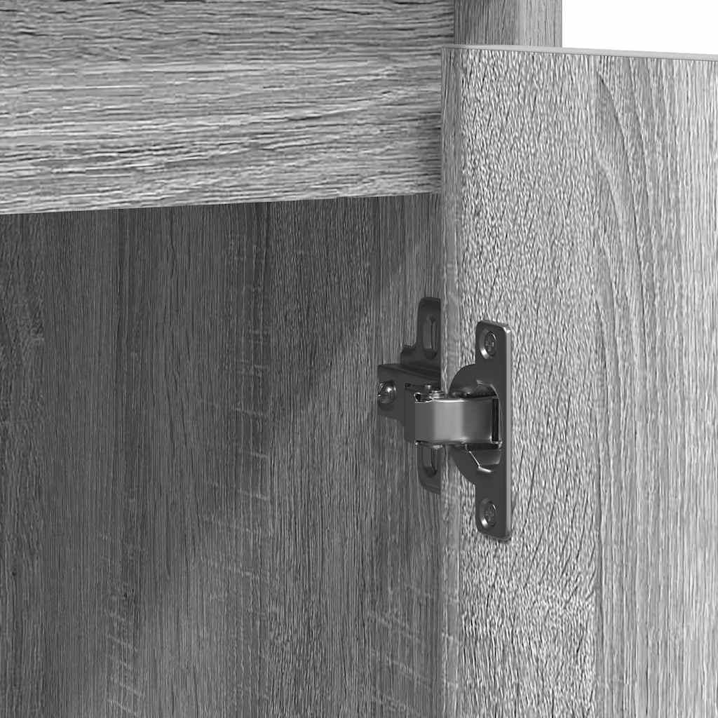 Dressoir 85x34x76 cm spaanplaat grijs sonoma