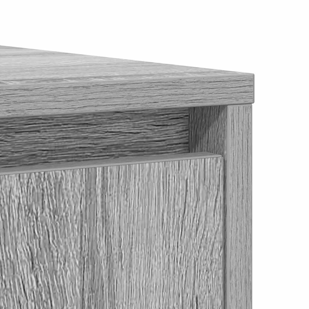 Dressoir 85x34x76 cm spaanplaat grijs sonoma