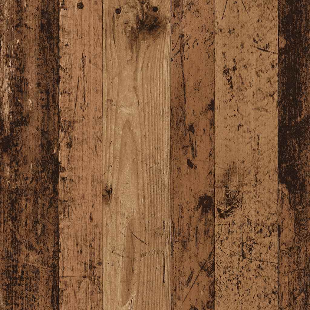 Dressoir 29,5x34x76 cm bewerkt hout oud houtkleurig