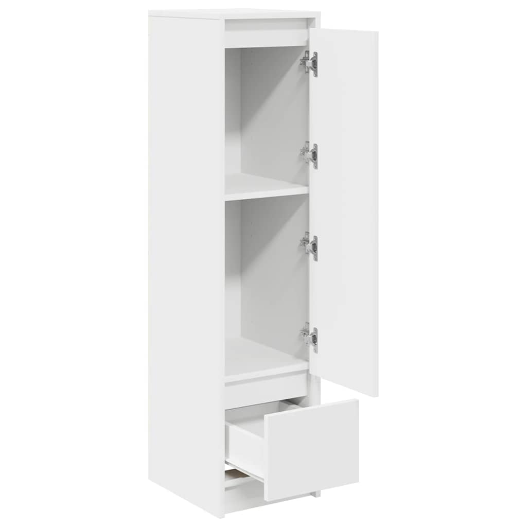 Highboard 29,5x34x119,5 cm spaanplaat wit