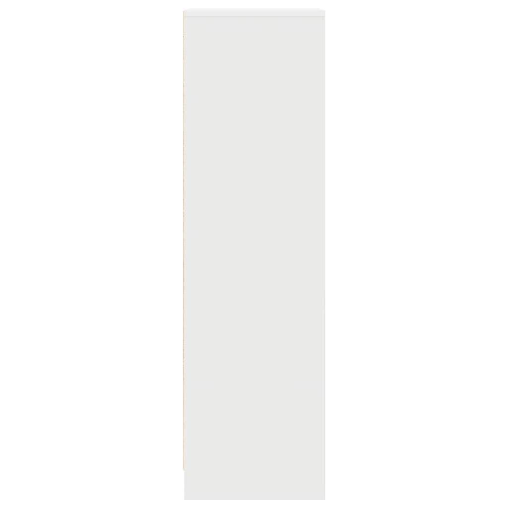 Highboard 29,5x34x119,5 cm spaanplaat wit