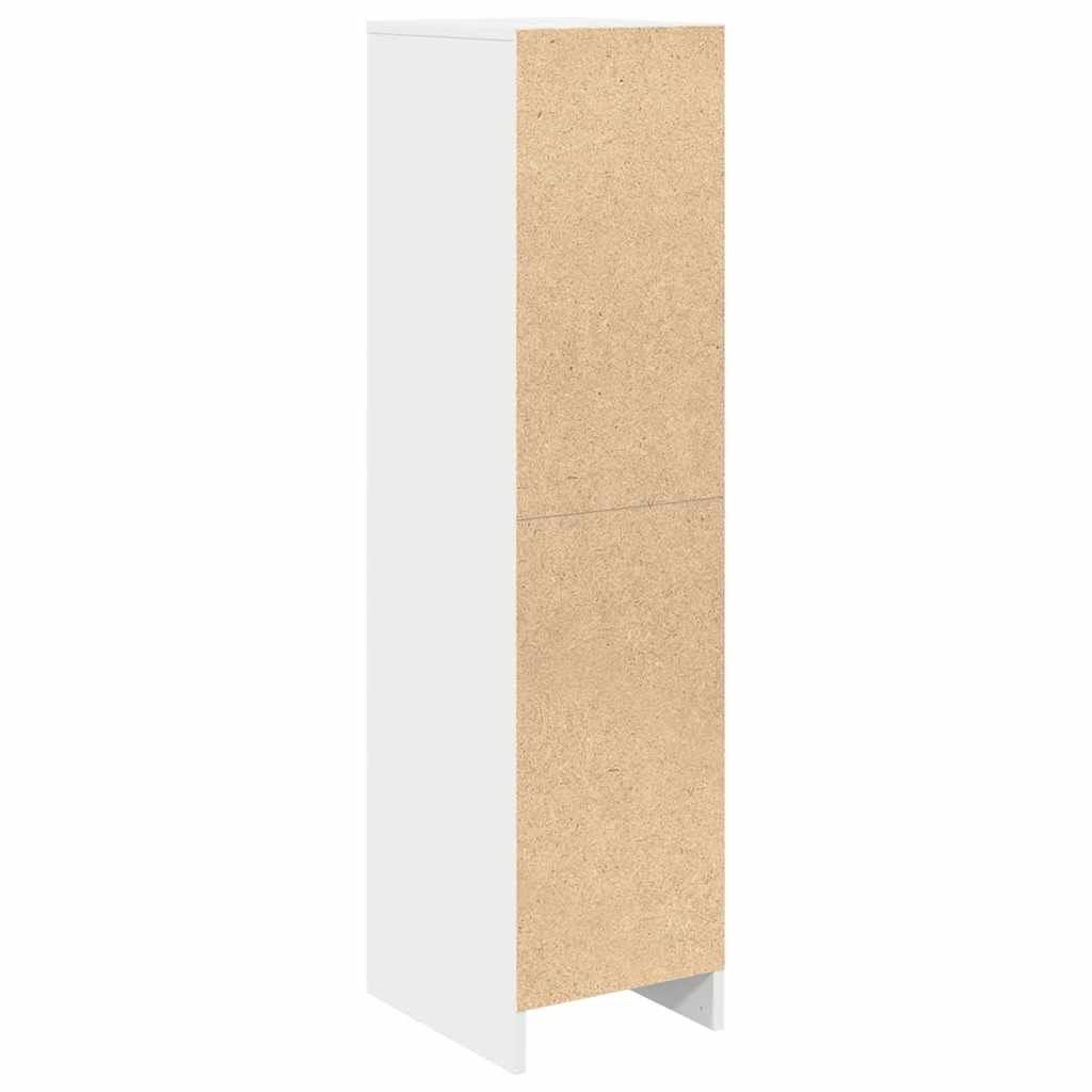 Highboard 29,5x34x119,5 cm spaanplaat wit