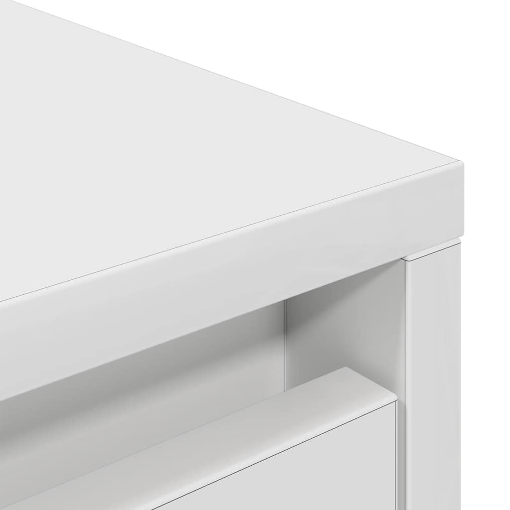 Highboard 29,5x34x119,5 cm spaanplaat wit