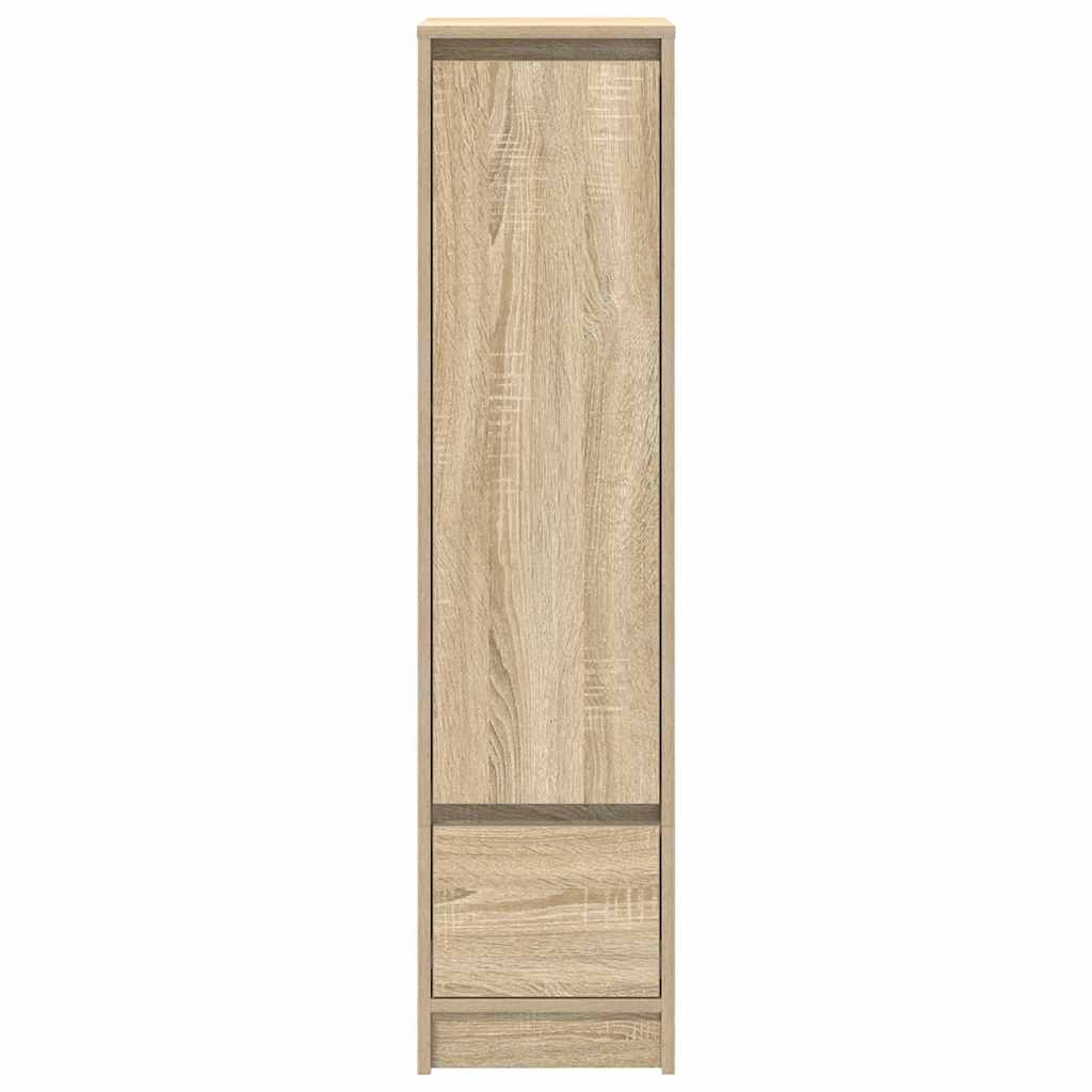 Highboard 29,5x34x119,5 cm spaanplaat sonoma eikenkleurig