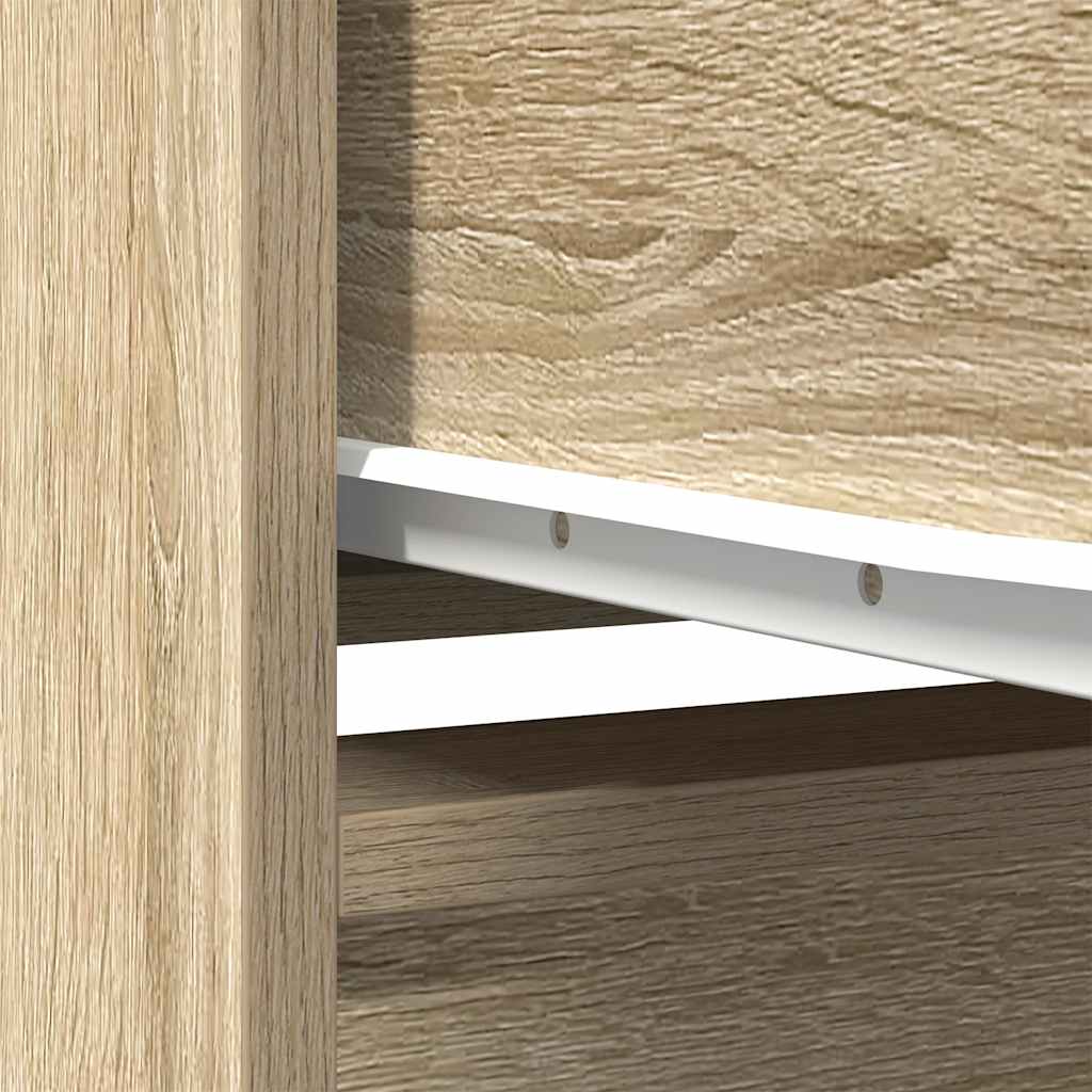 Highboard 29,5x34x119,5 cm spaanplaat sonoma eikenkleurig