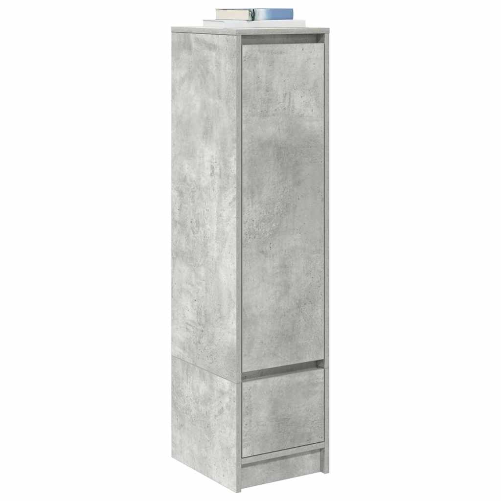 Highboard 29,5x34x119,5 cm spaanplaat betongrijs