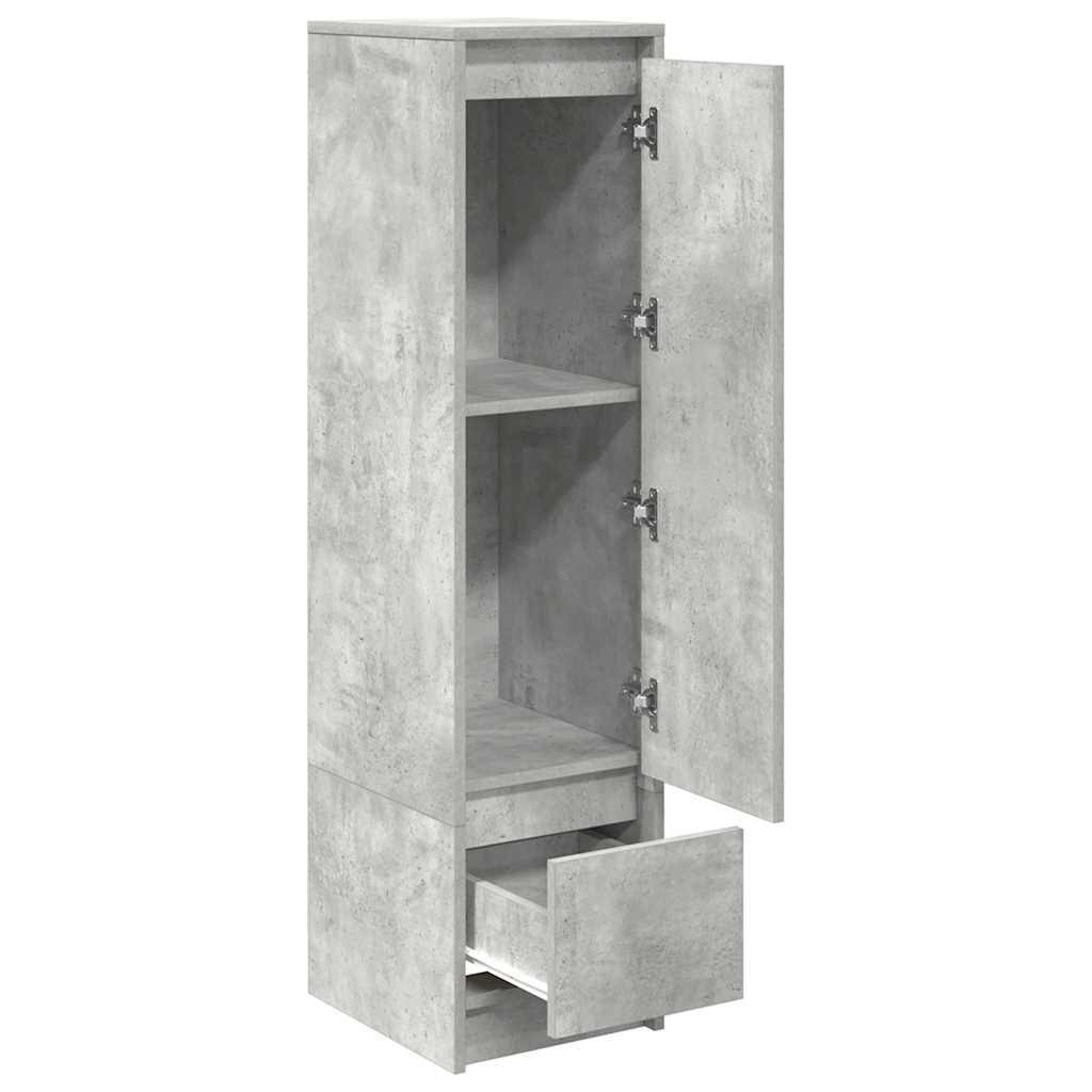 Highboard 29,5x34x119,5 cm spaanplaat betongrijs