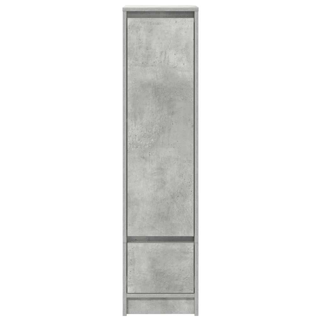 Highboard 29,5x34x119,5 cm spaanplaat betongrijs