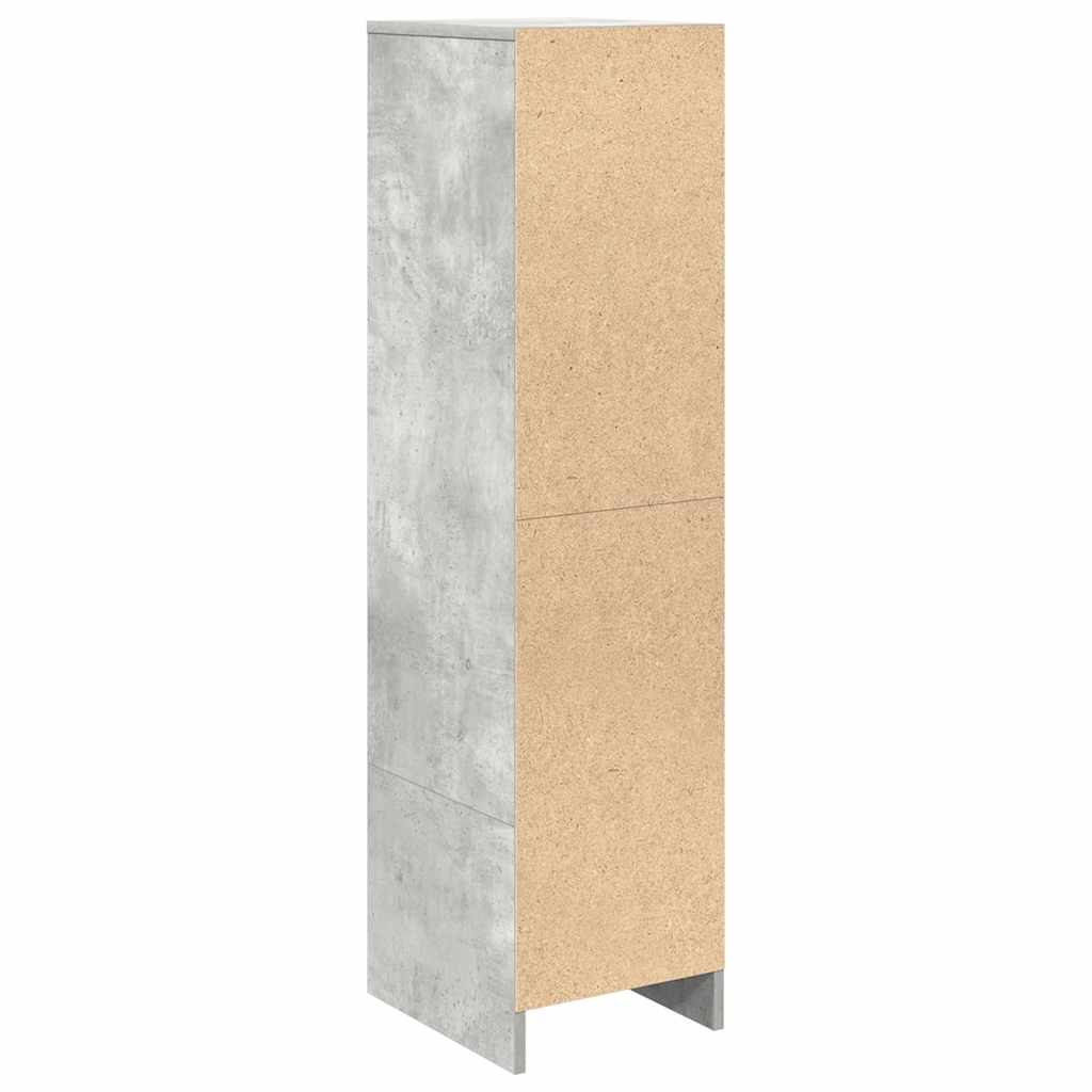 Highboard 29,5x34x119,5 cm spaanplaat betongrijs