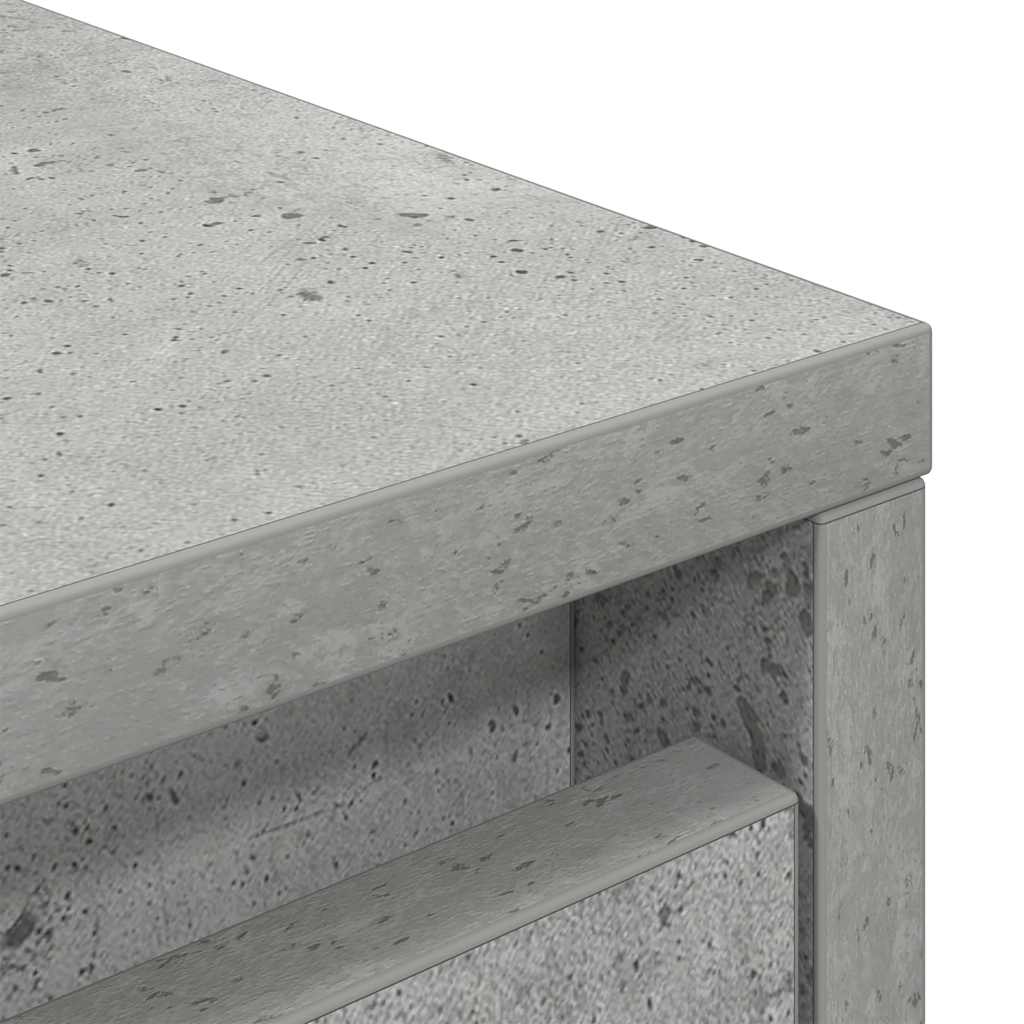 Highboard 29,5x34x119,5 cm spaanplaat betongrijs
