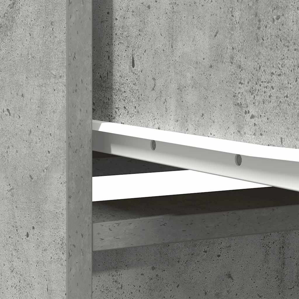 Highboard 29,5x34x119,5 cm spaanplaat betongrijs