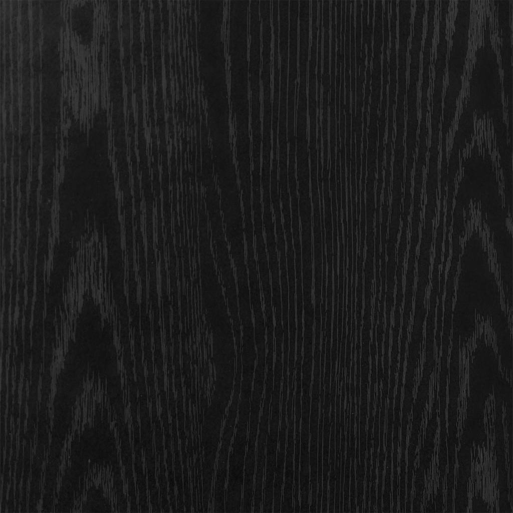 Highboard 37,5x35x180 cm spaanplaat zwart eikenkleurig