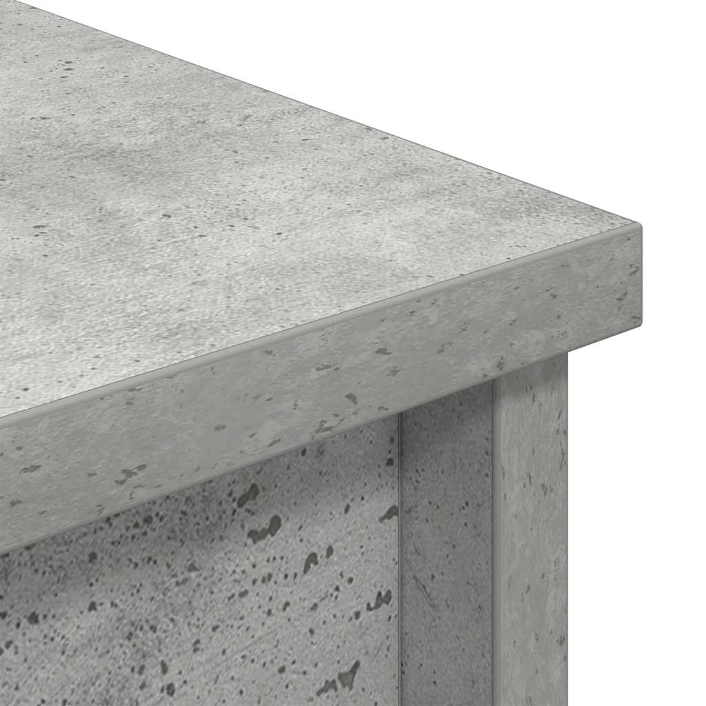 Highboard 37,5x35x180 cm spaanplaat betongrijs