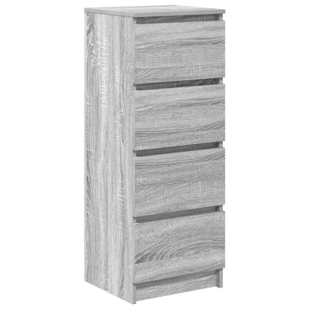 Dressoir 37,5x35x99 cm spaanplaat grijs sonoma