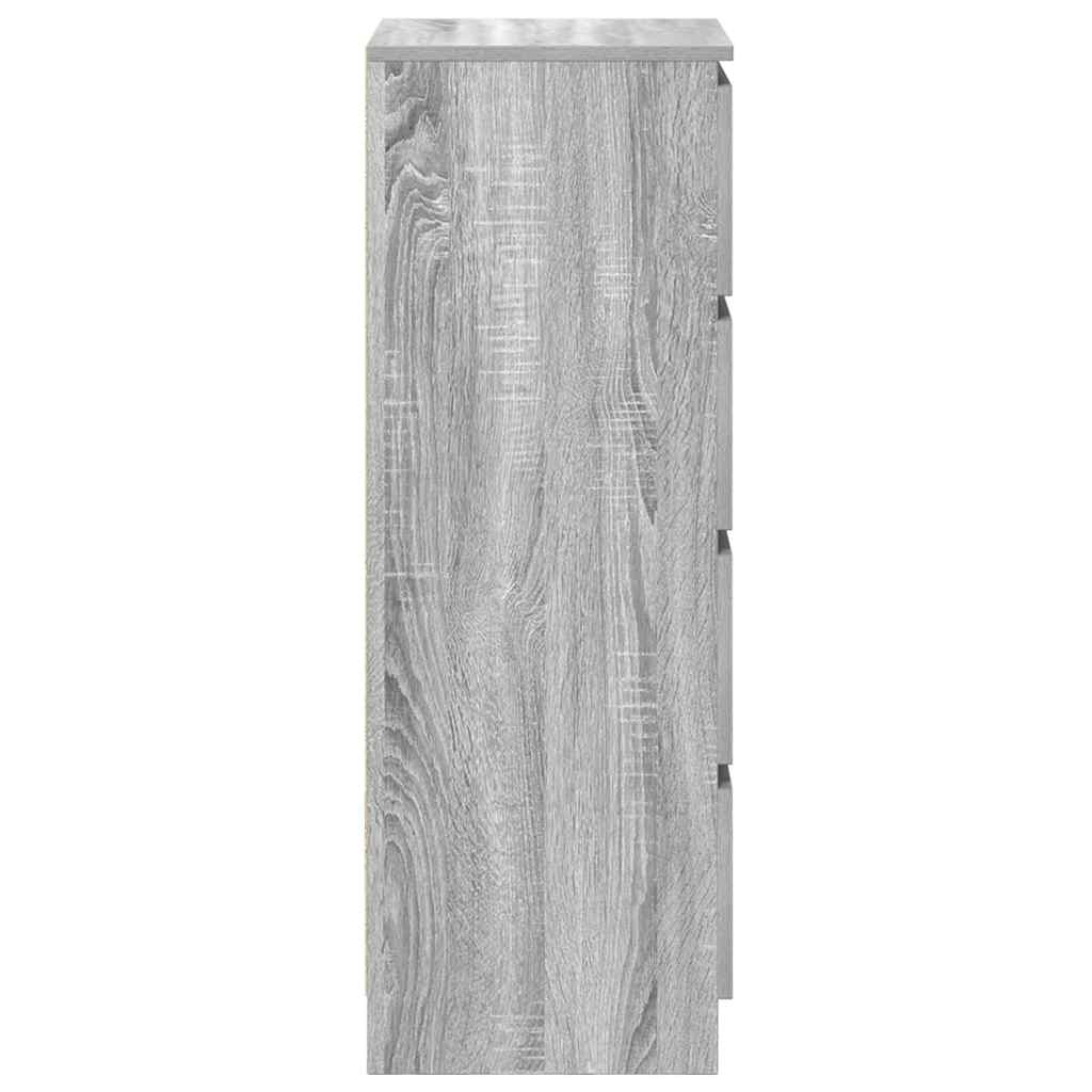 Dressoir 37,5x35x99 cm spaanplaat grijs sonoma