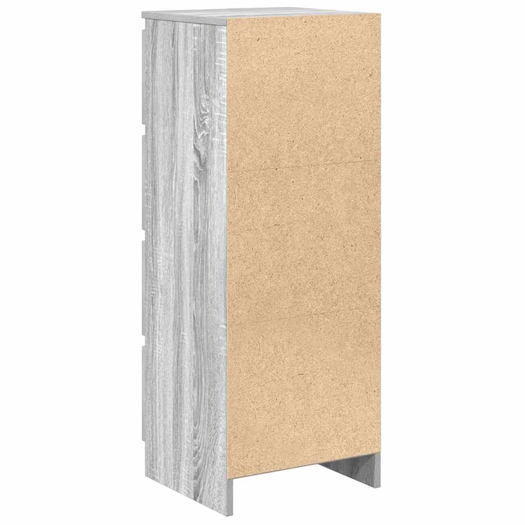 Dressoir 37,5x35x99 cm spaanplaat grijs sonoma
