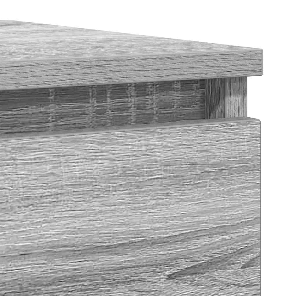 Dressoir 37,5x35x99 cm spaanplaat grijs sonoma