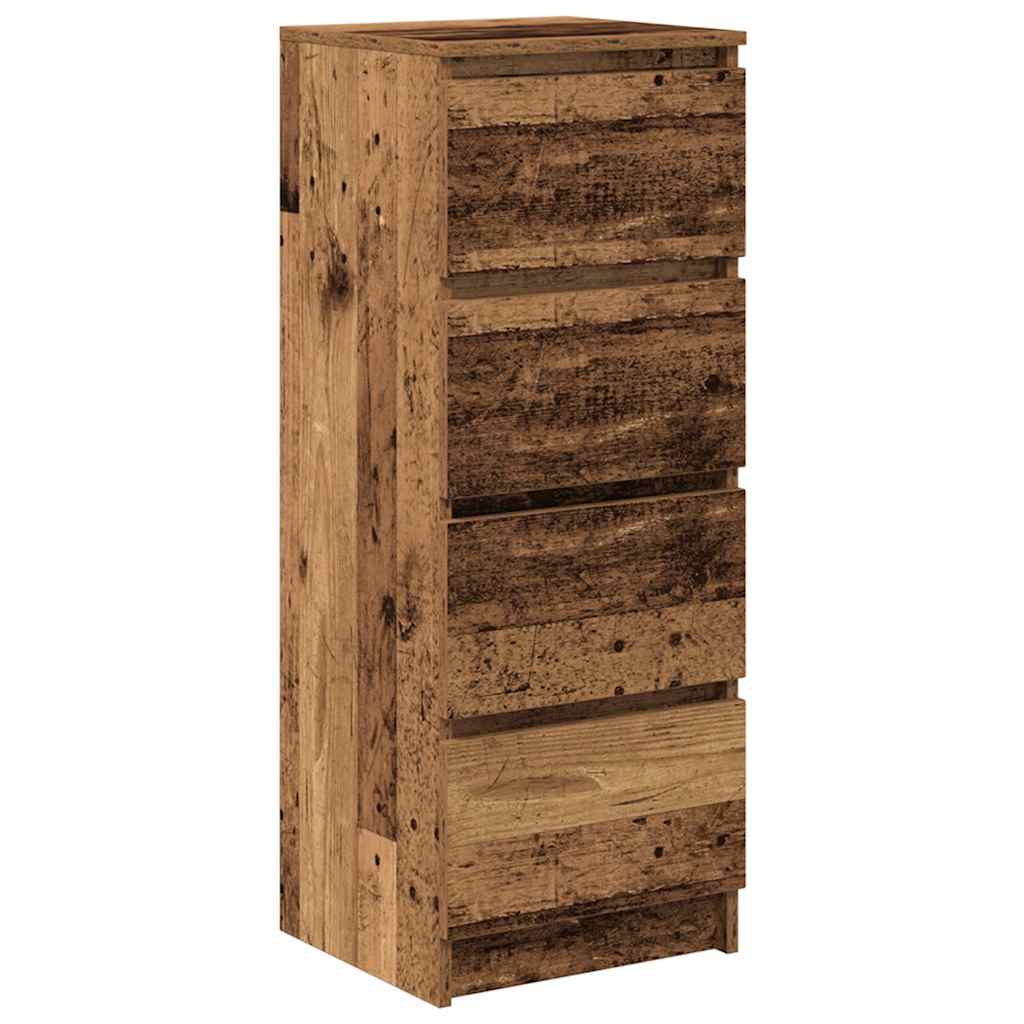 Dressoir 37,5x35x99 cm spaanplaat oud hout