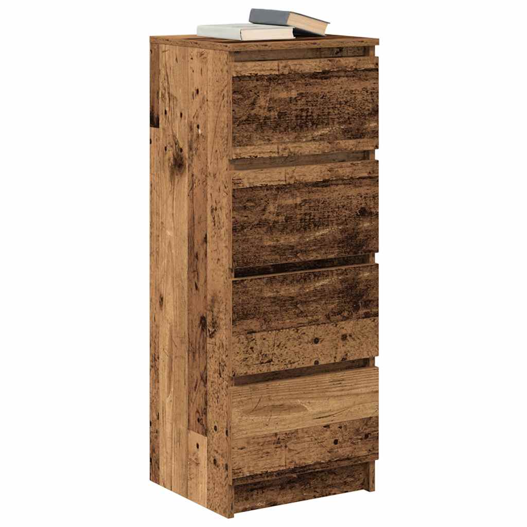 Dressoir 37,5x35x99 cm spaanplaat oud hout