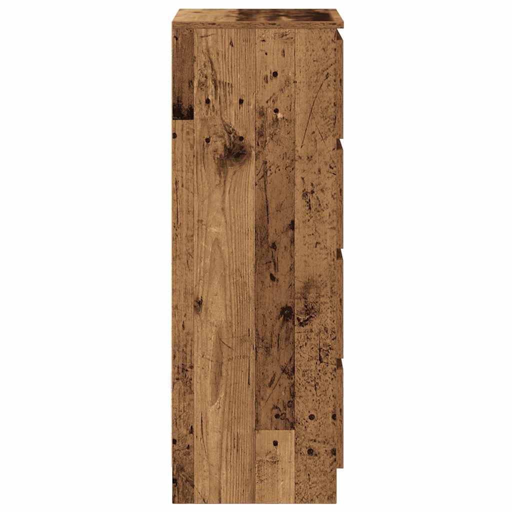 Dressoir 37,5x35x99 cm spaanplaat oud hout