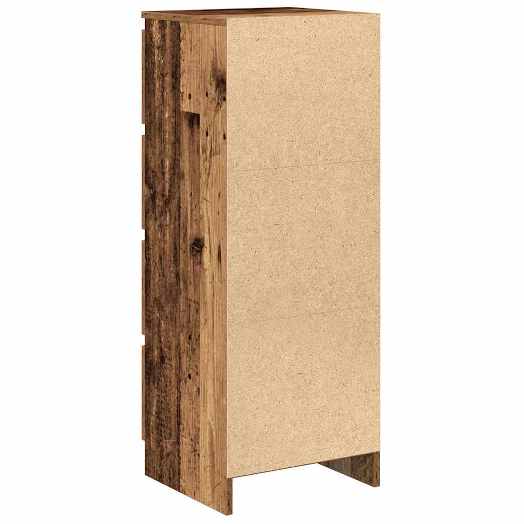 Dressoir 37,5x35x99 cm spaanplaat oud hout