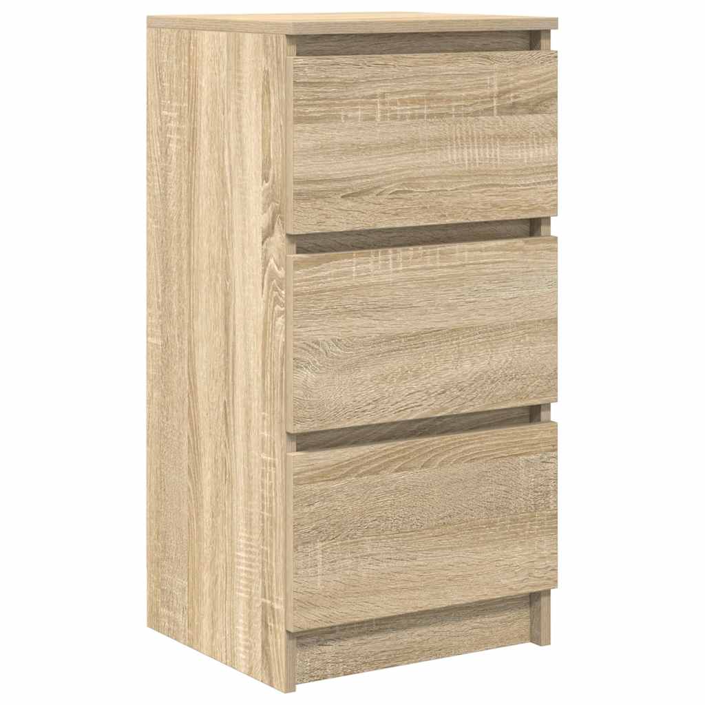 Dressoir 37,5x35x76cm bewerkt hout sonoma eikenkleurig