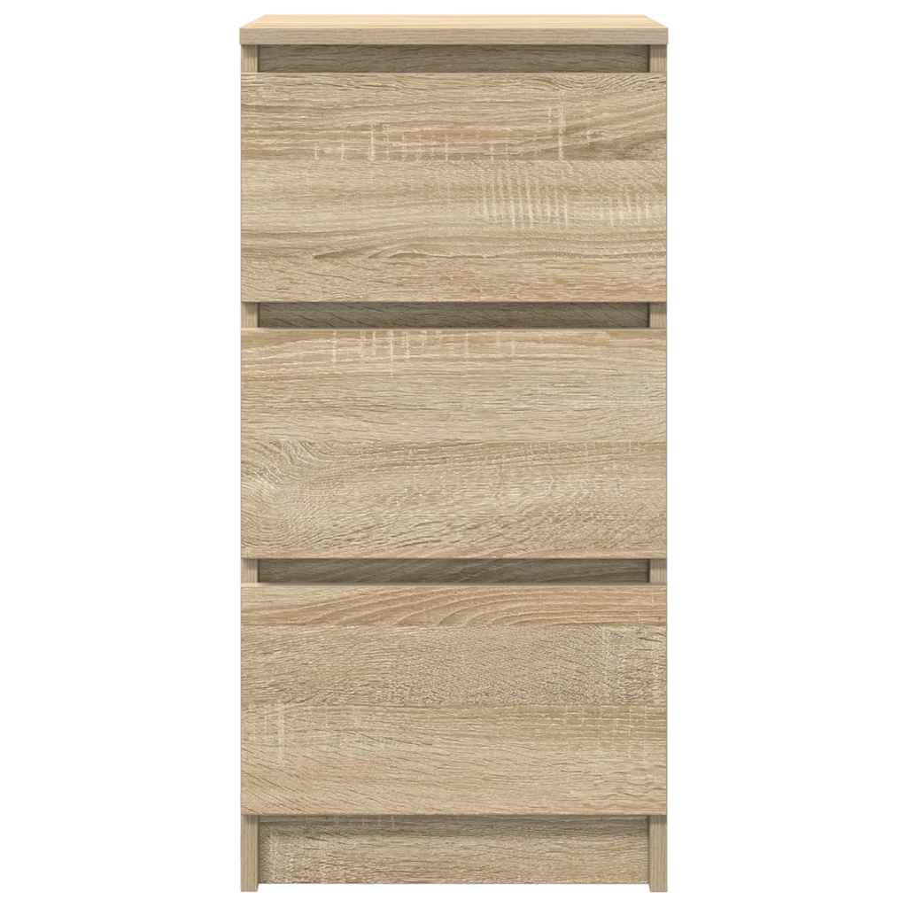 Dressoir 37,5x35x76cm bewerkt hout sonoma eikenkleurig