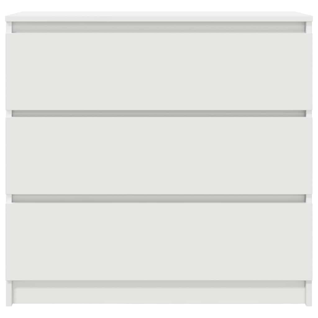 Dressoir 80x35x76 cm spaanplaat wit