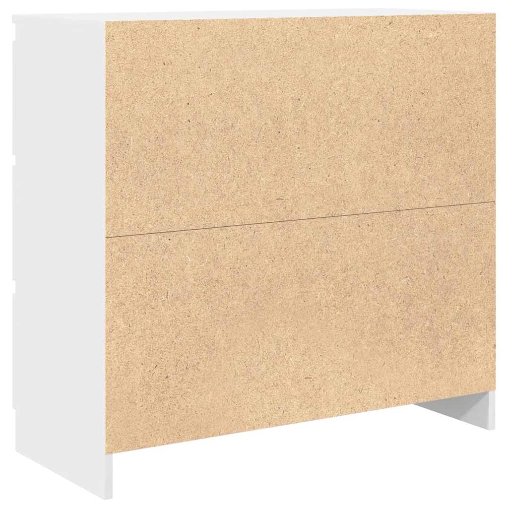 Dressoir 80x35x76 cm spaanplaat wit